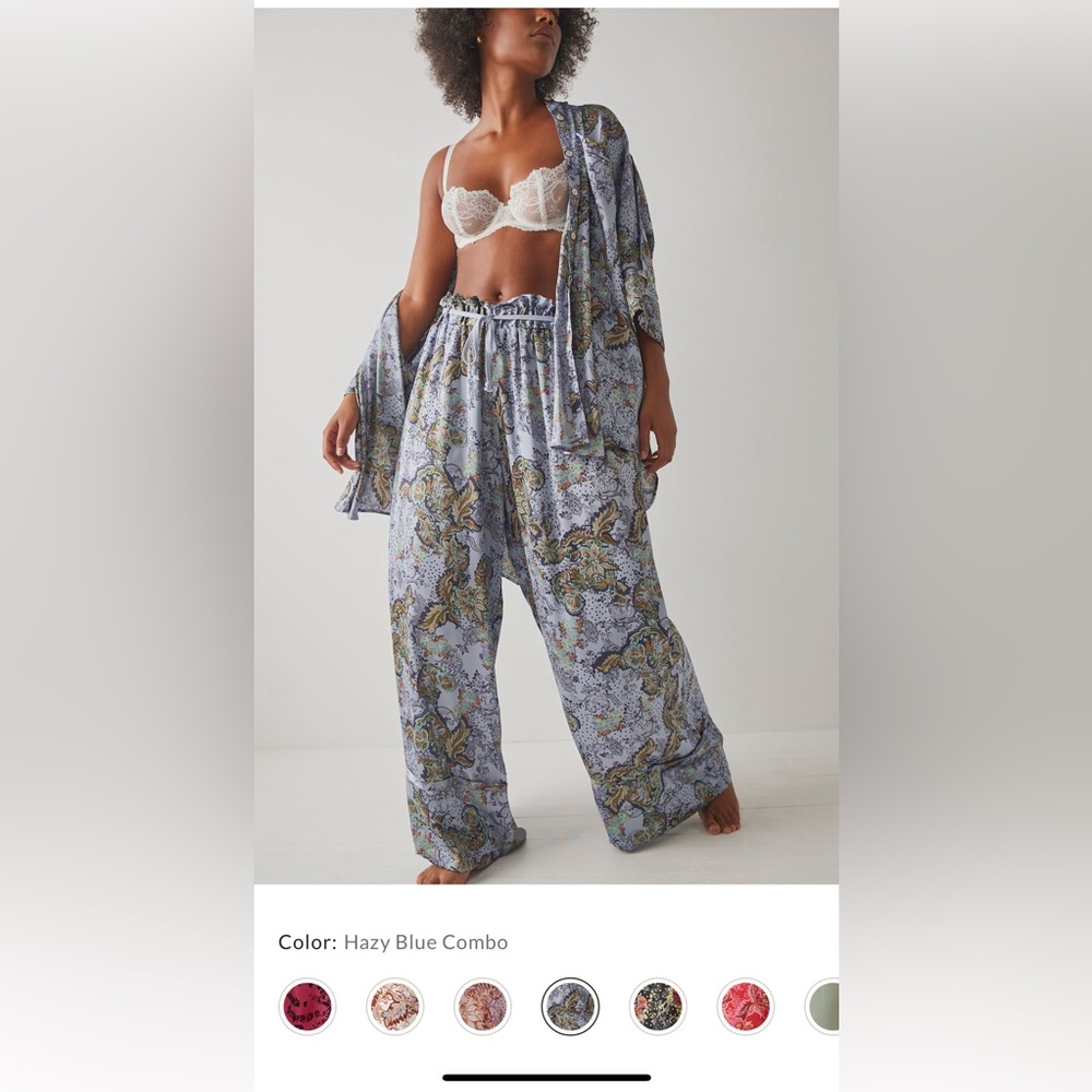 Free People Goddess lounge top and pant